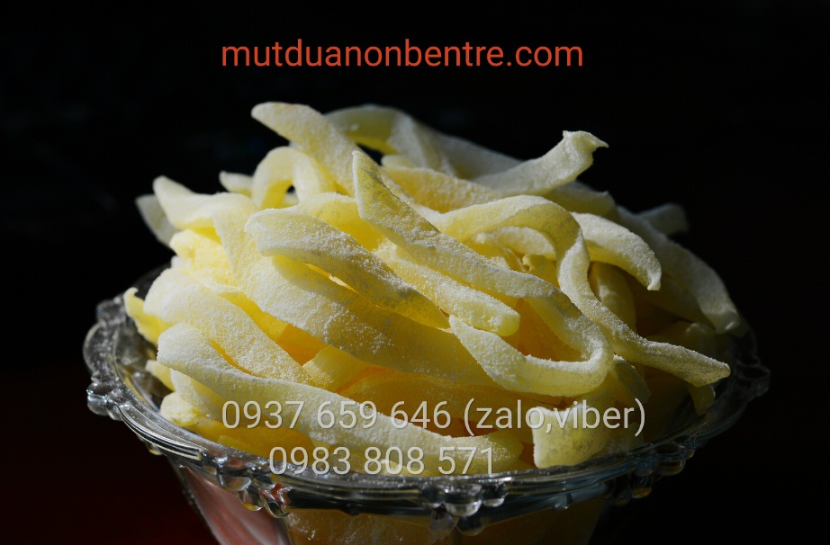 Mứt dừa non vị Sầu riêng