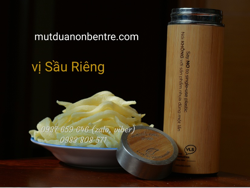 Mứt dừa non vị Sầu riêng