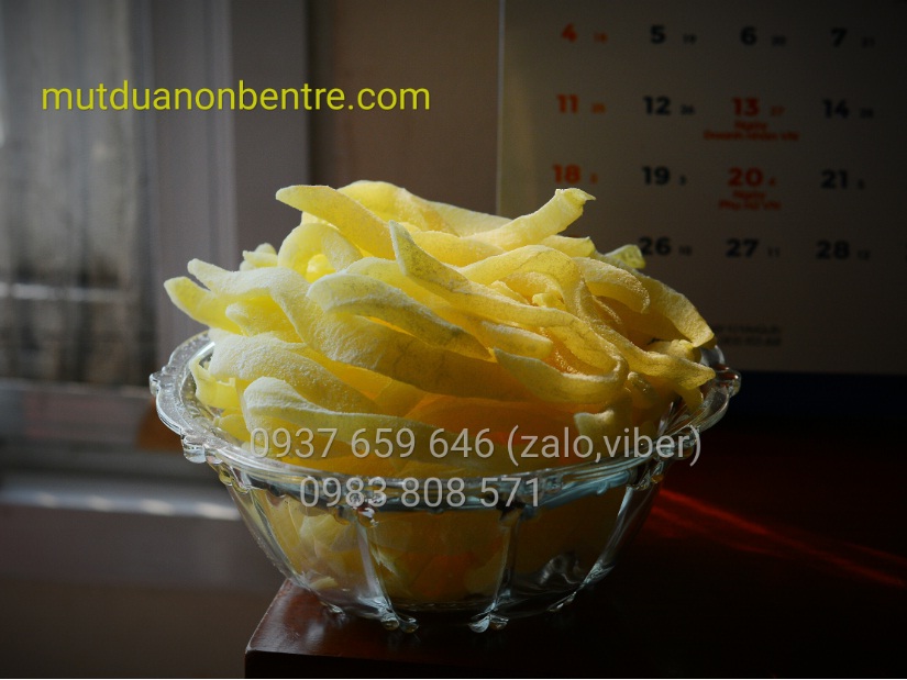 Mứt dừa non vị Sầu riêng